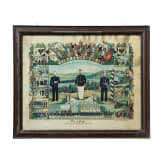 Gruppe von acht Reservistenbildern zwischen 1902 - 1908