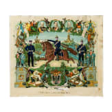 Gruppe von acht Reservistenbildern zwischen 1902 - 1908