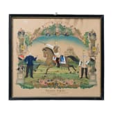 Gruppe von acht Reservistenbildern zwischen 1902 - 1908