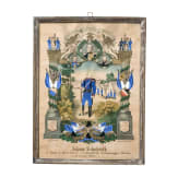 Kleine Sammlung von elf fr&uuml;hen Reservistenbildern, zwischen 1841 - 1882