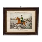 Kleine Sammlung von elf fr&uuml;hen Reservistenbildern, zwischen 1841 - 1882