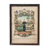 Kleine Sammlung von elf fr&uuml;hen Reservistenbildern, zwischen 1841 - 1882