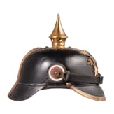Helm f&uuml;r Mannschaften der Reserve der K.S. Infanterie, um 1900