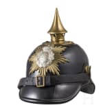 Helm M 1887 f&uuml;r s&auml;chsische Fu&szlig;truppen