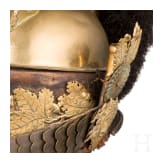 Raupenhelm M 1810 f&uuml;r Offiziere der K&ouml;niglich-S&auml;chsischen Garde du Corps