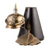 Helm M 1904 f&uuml;r Mannschaften im K&ouml;niglich S&auml;chsischen Karabinier-Regiment (2. Schweres Regiment)