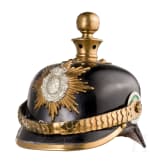 Helm f&uuml;r Mannschaften der K&ouml;niglich S&auml;chsischen Feldartillerie, datiert 1905