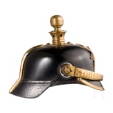 Helm f&uuml;r Mannschaften der K&ouml;niglich S&auml;chsischen Feldartillerie, datiert 1905