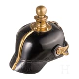 Helm f&uuml;r Mannschaften der K&ouml;niglich S&auml;chsischen Feldartillerie, datiert 1905