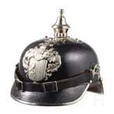 Helm f&uuml;r uniformierte Beamte der Stadt Leipzig um 1910