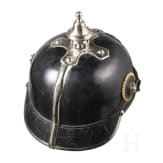 Helm f&uuml;r uniformierte Beamte der Stadt Leipzig um 1910