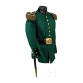 Uniform f&uuml;r h&ouml;here Forstbeamte im K&ouml;nigreich Sachsen, um 1910