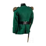 Uniform f&uuml;r h&ouml;here Forstbeamte im K&ouml;nigreich Sachsen, um 1910