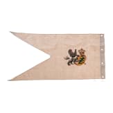 Lanzenflagge f&uuml;r Unteroffiziere der k&ouml;niglich-s&auml;chsischen Kavallerie, datiert 1917