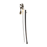 Eisenhauer-S&auml;bel M 1881 f&uuml;r Offiziere der Kavallerie, Trageweise ab 1905