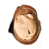 Helm f&uuml;r Mannschaften der w&uuml;rttembergischen Armee mit Paradebusch, um 1900