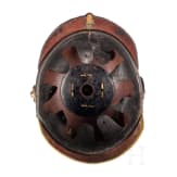 Helm f&uuml;r Mannschaften der berittenen Truppen, um 1890