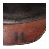 Helm f&uuml;r Mannschaften der berittenen Truppen, um 1890