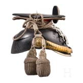 Tschapka f&uuml;r Offiziere im Ulanen-Regiment K&ouml;nig Karl (1. W&uuml;rttembergisches) Nr. 19, um 1900