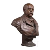 Fritz Schaper (1841 - 1919) - gro&szlig;e Portraitb&uuml;ste des Reichskanzlers Otto von Bismarck