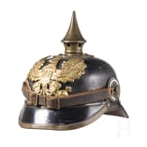 Helm M 1895 f&uuml;r Mannschaften der Linieninfanterie und Fotos