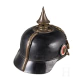 Helm M 1895 f&uuml;r Mannschaften der Linieninfanterie und Fotos