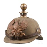 Ersatzhelm aus Filz f&uuml;r Mannschaften der Artillerie, um 1914