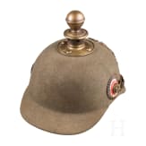 Ersatzhelm aus Filz f&uuml;r Mannschaften der Artillerie, um 1914