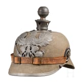 Ersatzhelm aus Filz f&uuml;r Mannschaften der Artillerie, datiert 1915