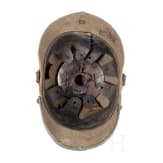 Ersatzhelm aus Filz f&uuml;r Mannschaften der Artillerie, datiert 1915