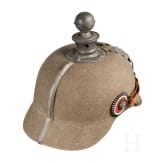 Ersatzhelm aus Filz f&uuml;r Mannschaften der Artillerie, datiert 1915