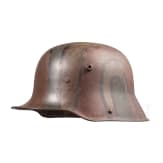 Stahlhelm M 1916/17 mit Mimikry-Tarnanstrich
