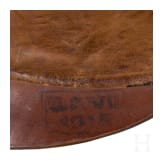 Tschako M 1895 f&uuml;r Mannschaften im Westf&auml;lischen J&auml;ger-Bataillon Nr. 7, um 1915