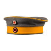 Feldgraue Feldm&uuml;tze M 1910 f&uuml;r Mannschaften im Ulanen-Regiment Nr. 20