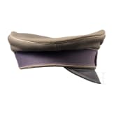 A field-grey visor cap for officers