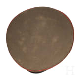 Two field-grey visor caps for officers, circa 1914