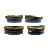 Four field caps for members of the cavalry, from 1907 onwards