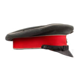 A field-grey visor cap for reserve officers of the Cuirassiers
