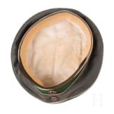 A field-grey visor cap for officers of the Prussian hussars