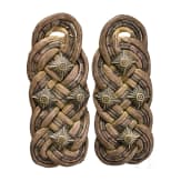 A pair of epaulettes for a Prussian Colonel-General with the rank of Field Marshal