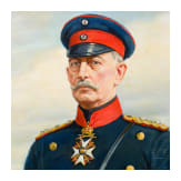 Portraitgem&auml;lde des Generalfeldmarschall Alfred Graf von Schlieffen