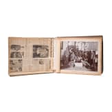 Fotoalbum u. Seidenstickbild des Marineinfanteristen Linsen, 3. Seebatl. Tsingtau, MG-Abt. des Ostasiat. Marine-Detachement Tsingtau/Peking, 1909-12