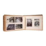 Fotoalbum u. Seidenstickbild des Marineinfanteristen Linsen, 3. Seebatl. Tsingtau, MG-Abt. des Ostasiat. Marine-Detachement Tsingtau/Peking, 1909-12