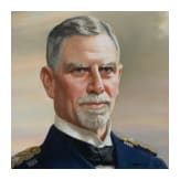 A portrait painting of vice admiral Maximilian von Spee