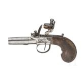 A pair of Belgian flintlock pocket pistols