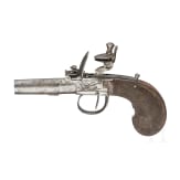 A pair of Belgian flintlock pocket pistols