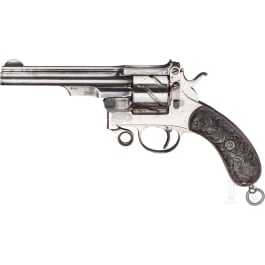A nickel-plated Mauser Mod. 1878 ("zig-zag revolver")