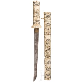 A bone Tanto, Japan, Meiji period