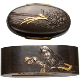 A Fuchi Kashira, end of Edo period