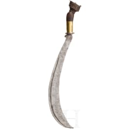 A ram dao (sacrificial axe), Nepal, circa 1900